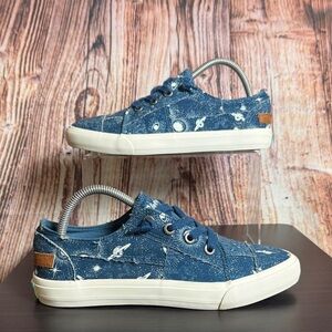 Blowfish Malibu Celestial Galaxy Sneakers Womens Sz 9
